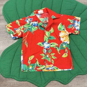 Nui Nalu Toddler 5T Short Sleeve Button Front Aloha Shirt Hawaiian